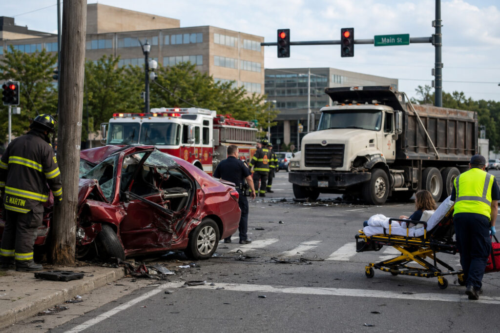 Red Light Truck Accident Lawyer Secures $440,000