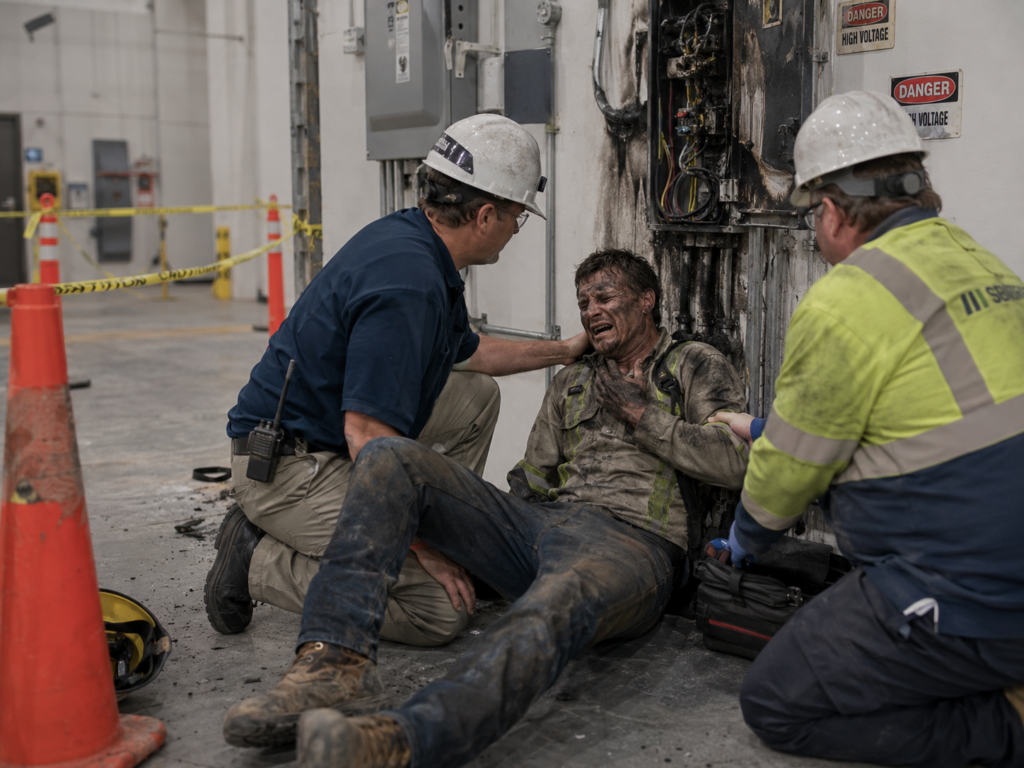 Workplace Injury Lawyer Settles $1,200,000 for Electrician Burns