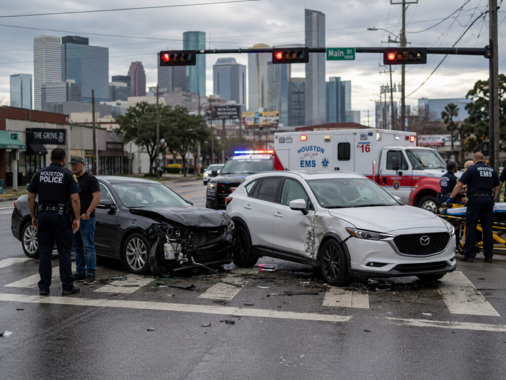 Intersection Collision Injury Claim—$410K for Back, Foot & Shoulder