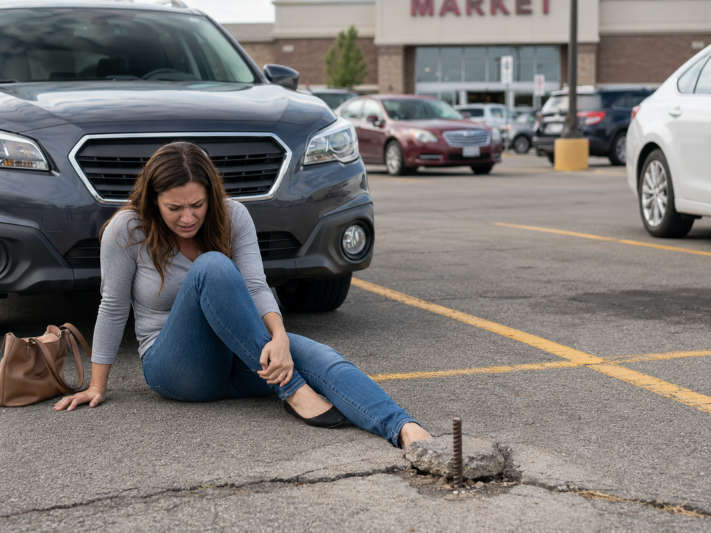 Injured by Rebar in Parking Lot? $737K Legal Win for Victim