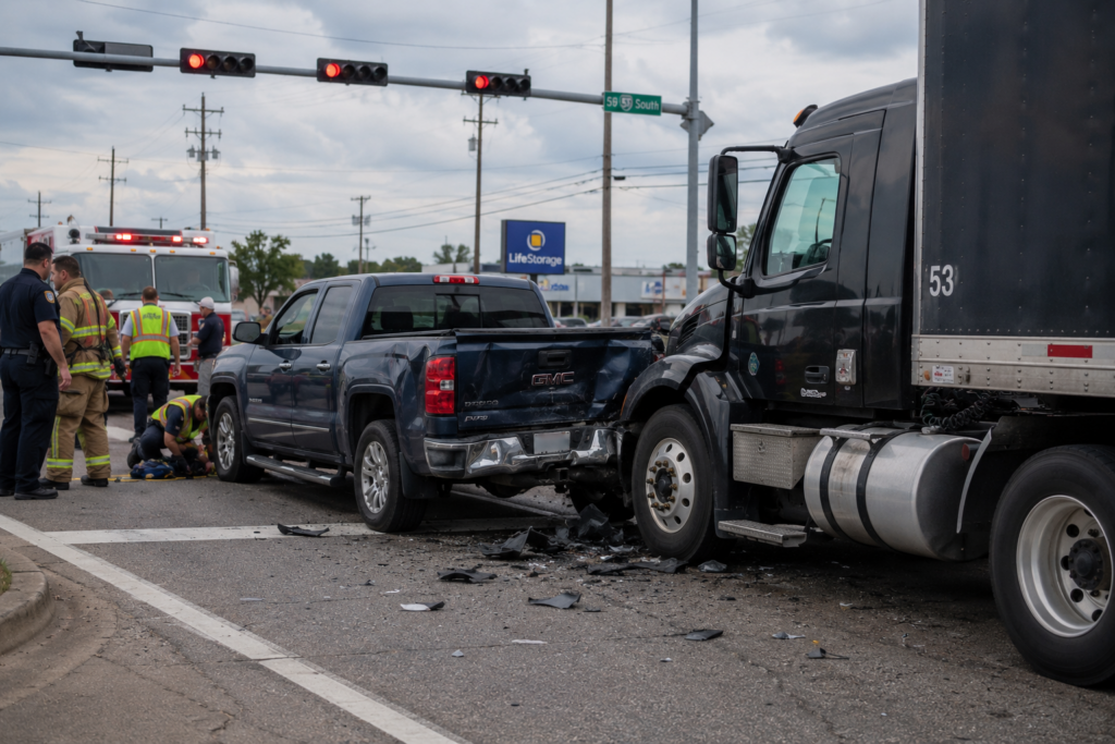 Truck Accident Lawyer Secures $399K Settlement for Rear-End Crash