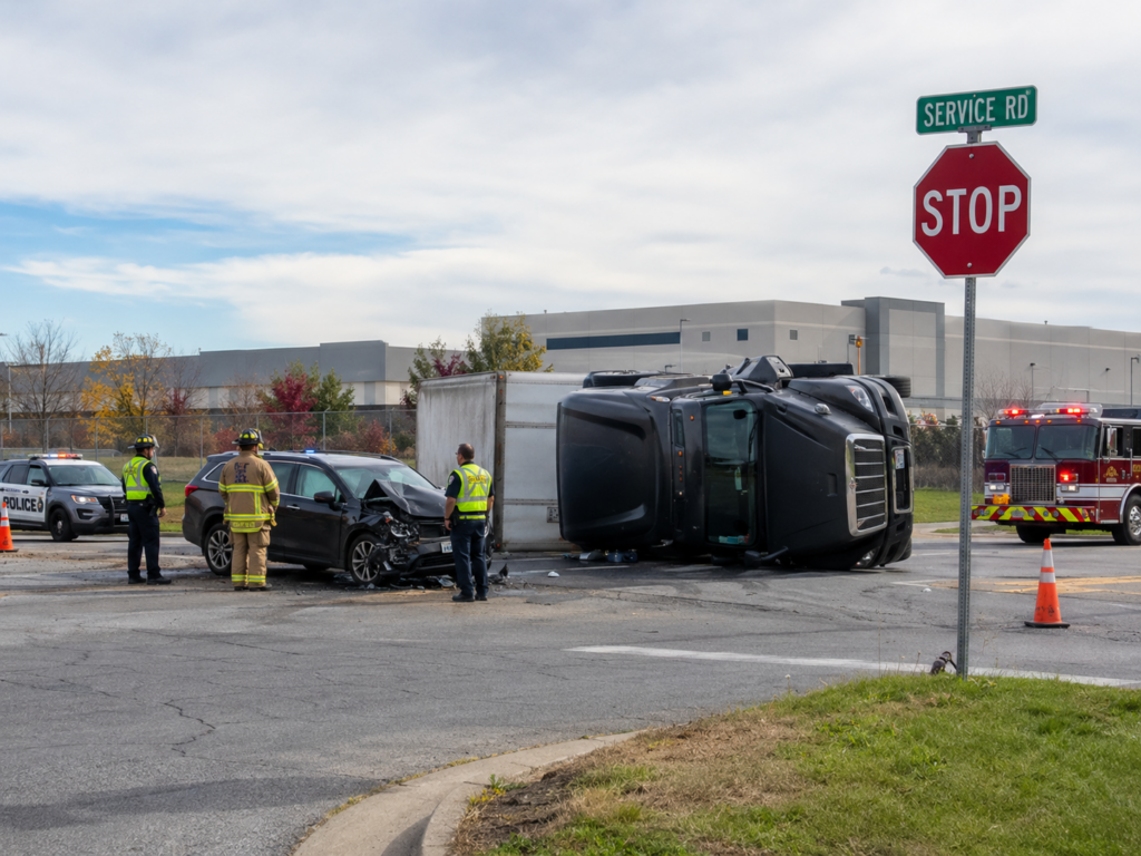 Tractor-Trailer Rollover Injury Settlement of $790,000